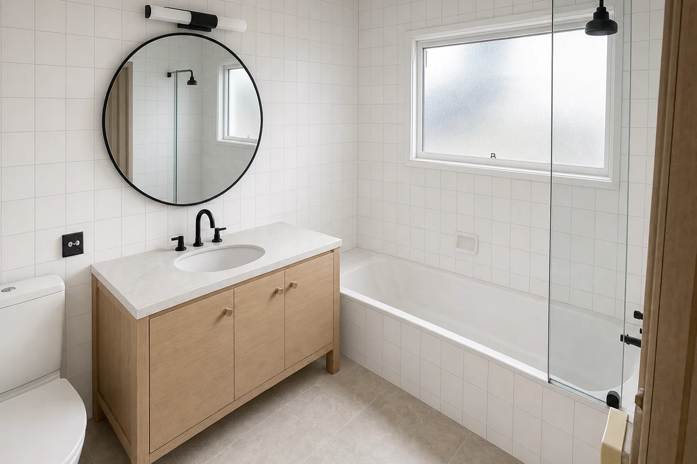 A 1940s Moorabbin Bathroom, Fully Rebuilt